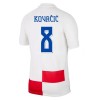 Maillot de Supporter Croatie Kovacic 8 Domicile Euro 2024 Pour Enfant